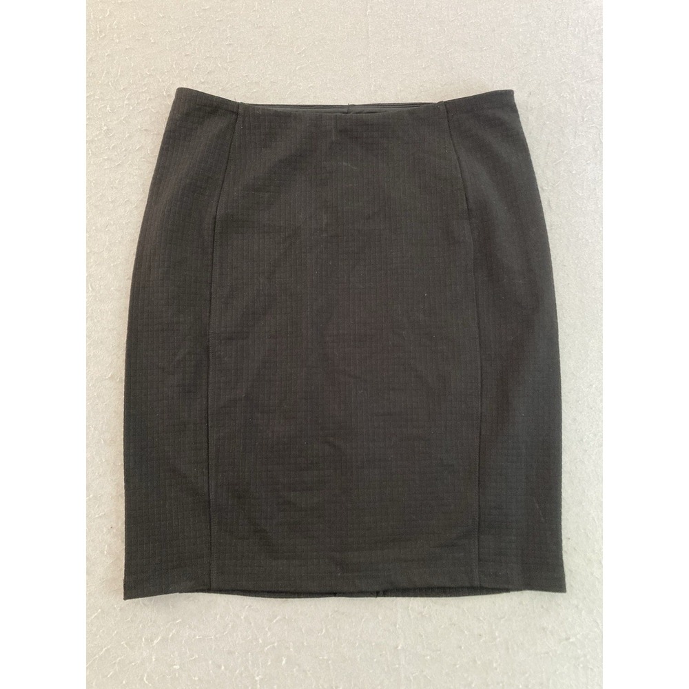Liverpool of Los Angeles Black Pencil Skirt Sz 8P Bia Knit # XM6023EG NWOT